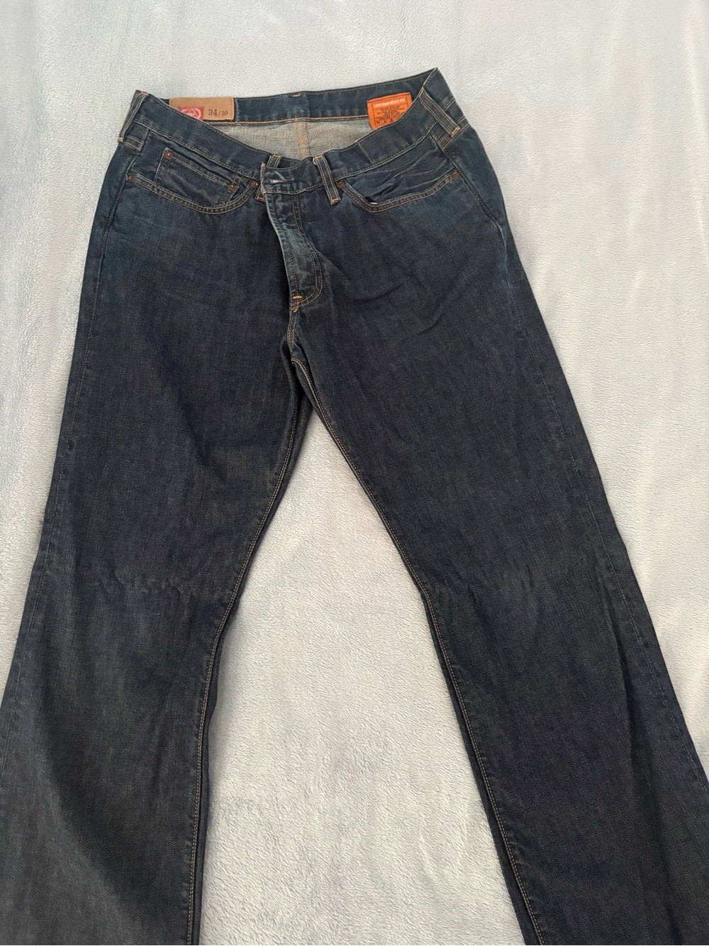 GAP Men's Dark Blue Bootcut Jeans